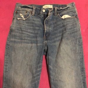 Abercrombie High Rise Mom Jean